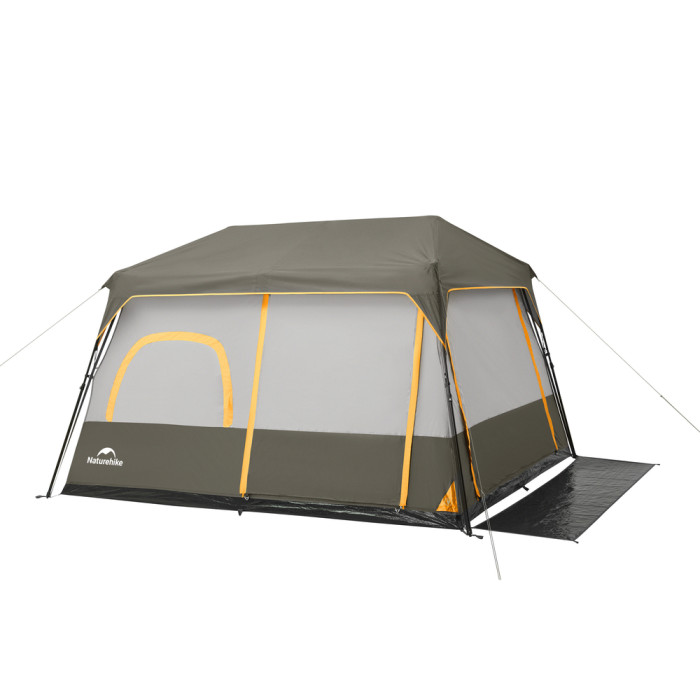 Намет шестимісний Naturehike Cape 8.4 CNK2450WS050 з швидким розкриттям, сіро-коричневий 