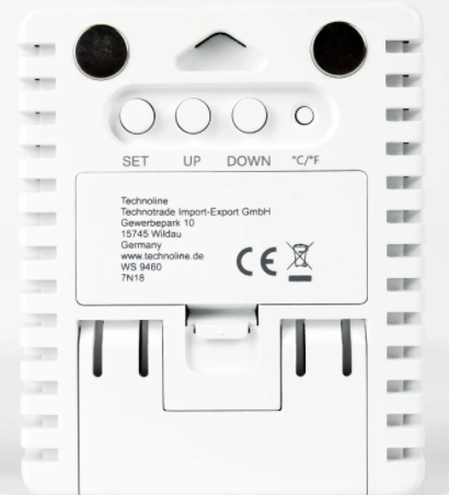 Термогігрометр Technoline WS9460 - сріблястий/білий 