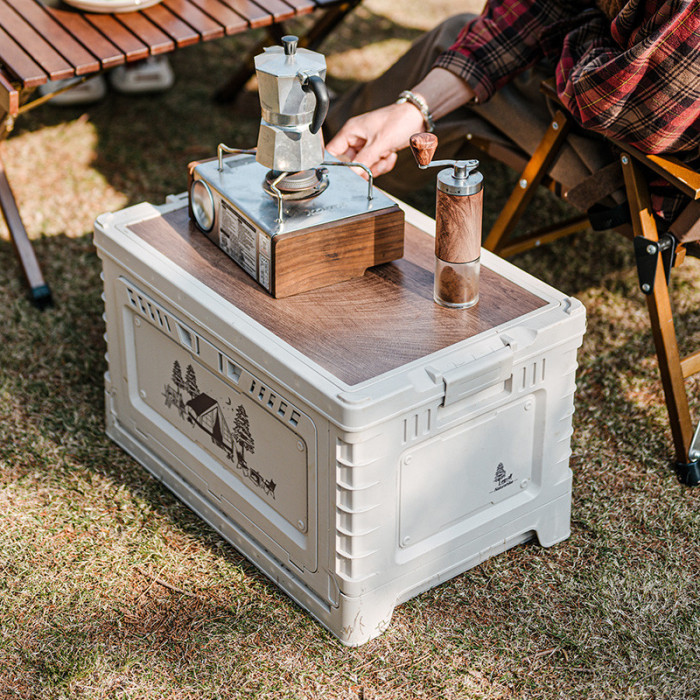 Складаний контейнер Naturehike CNH22SN019 50 л, світло-сірий 