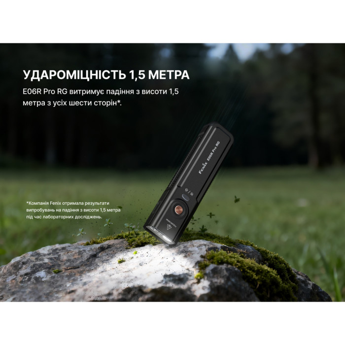 Ліхтар Fenix E06R PRO RG, зелений