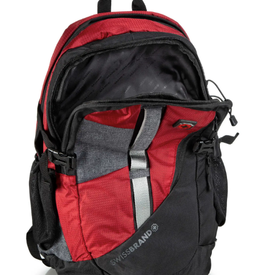 Рюкзак міський Swissbrand Oregon 26 Red (SWB_BLORE201X) 
