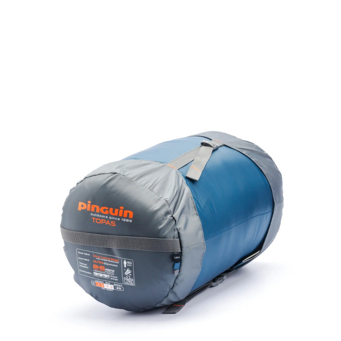 Спальний мішок Pinguin Topas (-1/-7°C), 195 см - Right Zip, Blue (PNG 231458) 2020 
