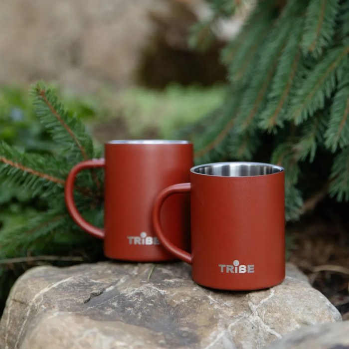 Термочашка Tribe Сamp Mug 375 мл T-FA-0044, terracota