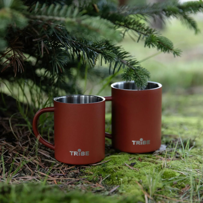 Термочашка Tribe Сamp Mug 375 мл T-FA-0044, terracota