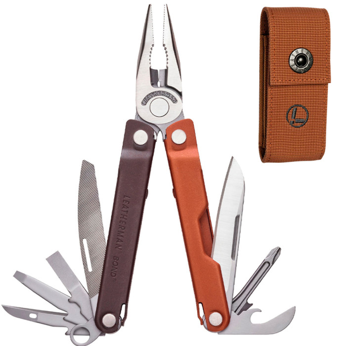 Мультиінструмент Leatherman Bond Burnt Sienna,,нейлоновий чохол 