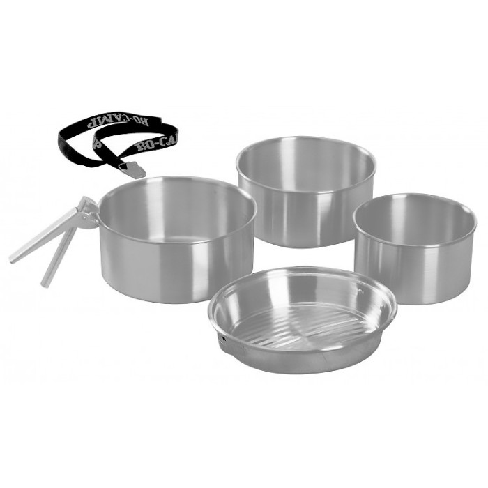 Набір посуду KingCamp CAMPER 3 (KP3902) Silver 
