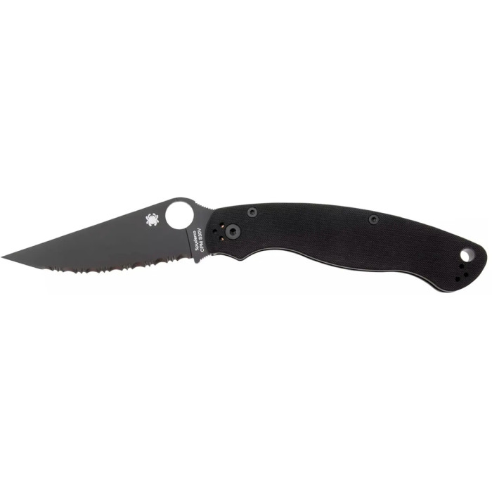 Ніж Spyderco Military 2 Black Blade, CPM S30V, G-10 black (C36GPSBK2) 