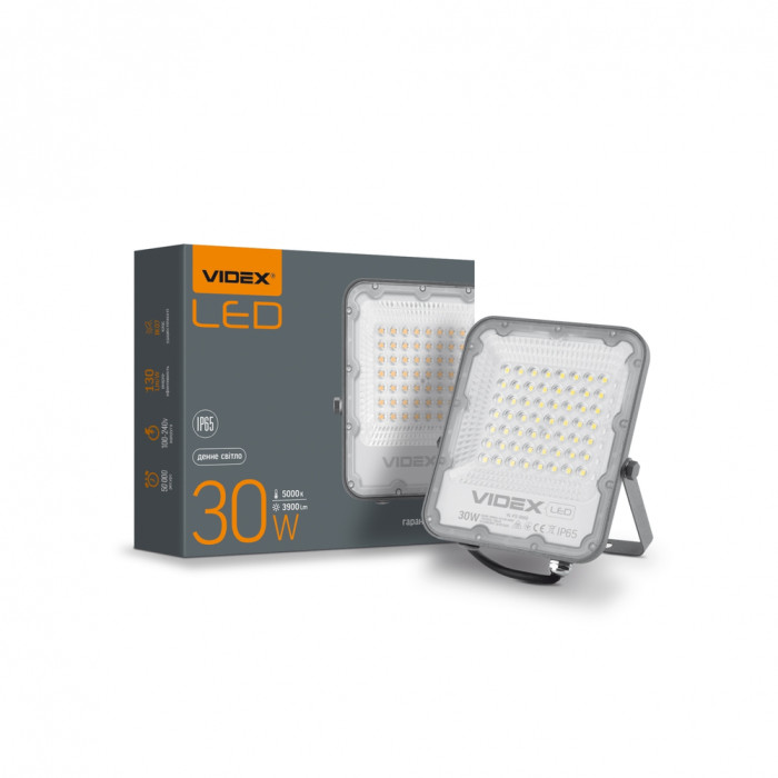 Прожектор VIDEX 30W 5000K 220V IP65 (VL-F2-305G) 