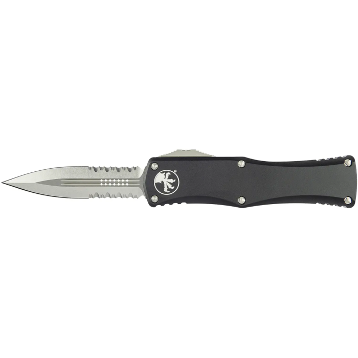 Ніж Microtech Hera Double Edge Stonewash black 