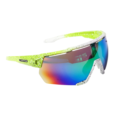 Окуляри Lynx Omaha Race shiny green / white with black spot