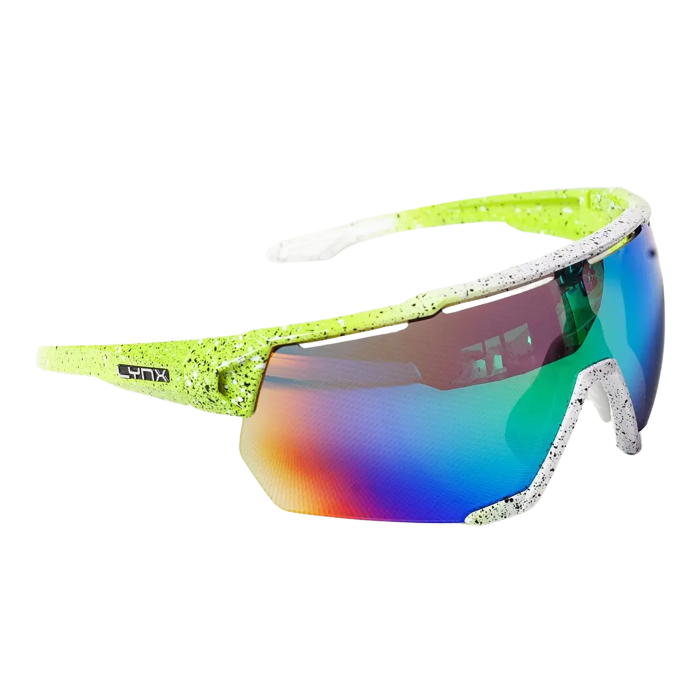 Окуляри Lynx Omaha Race shiny green / white with black spot 