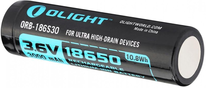 Акумулятор Olight 18650 15а 3000mAh (ORB-186S30)