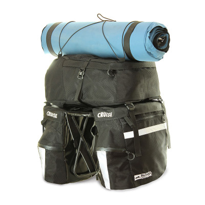 Велобаул Travel Extreme Cruise 50L, чорний