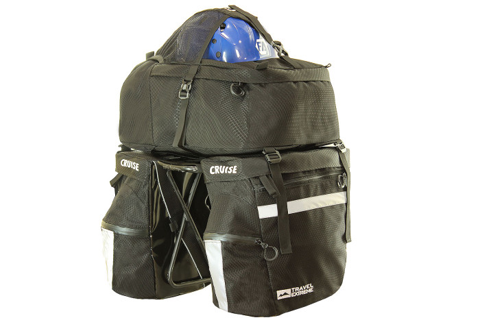 Велобаул Travel Extreme Cruise 50L, чорний 