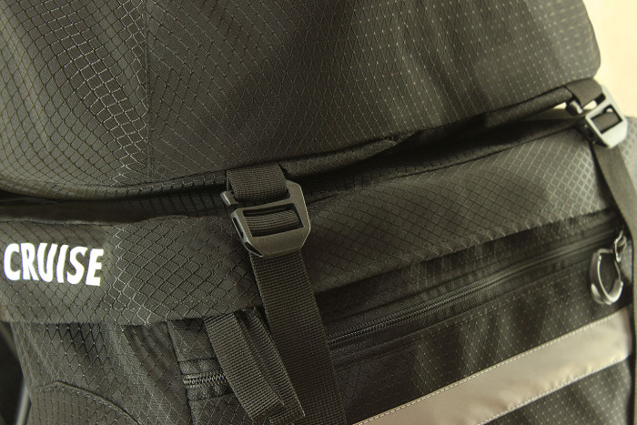 Велобаул Travel Extreme Cruise 50L, чорний 