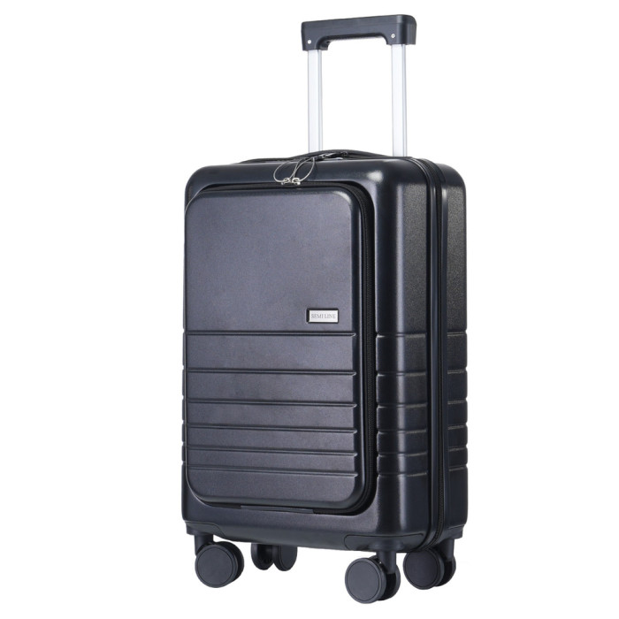 Валіза Semi Line 20" (S) Black (T5964-2)