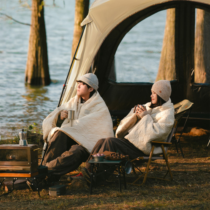 Ковдра з підігрівом Naturehike CNK2450PJ015, 95х190 см, бежева 