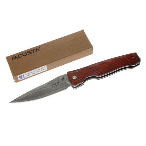 Ніж Mcusta Tactility Елітний Дамаск, дерево кокоболо (MC-0122D) 