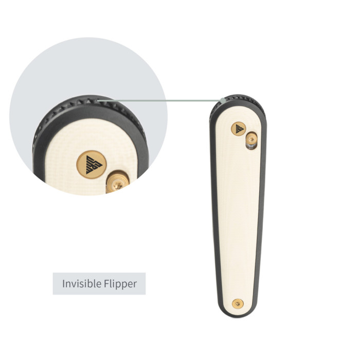 Ніж складаний SRM Twin 251MB-GT2, білий 