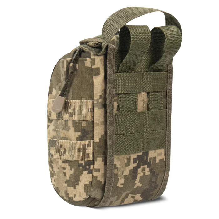Аптечка Ukrarmor збільшена PRO (підсумок-органайзер). Cordura 1000 Піксель 