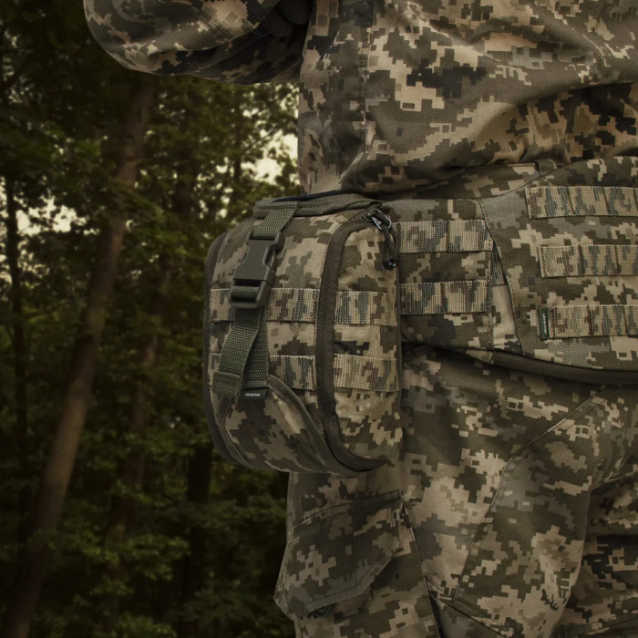 Аптечка Ukrarmor збільшена PRO (підсумок-органайзер). Cordura 1000 Піксель 