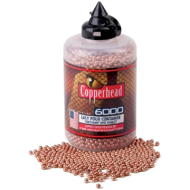Кульки Crosman BB "Copperhead" 6000шт/уп. кал.4,5мм 