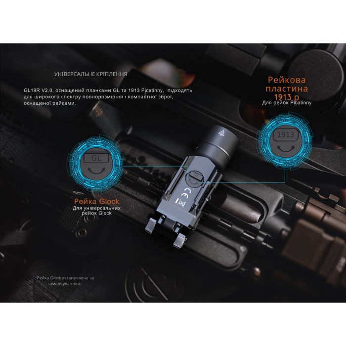Ліхтар до пістолета Fenix GL19R V2.0 