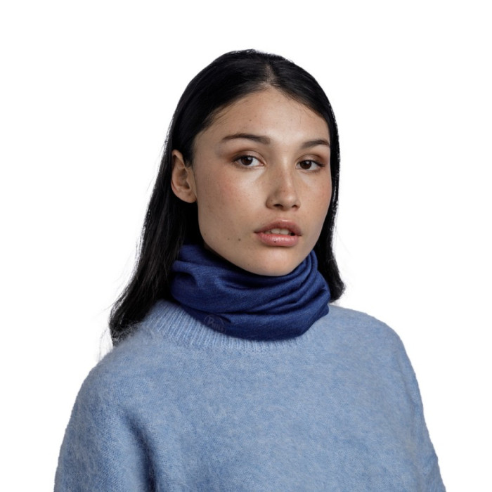 Шарф-труба Buff Merino Midtweight Melange Cobalt 