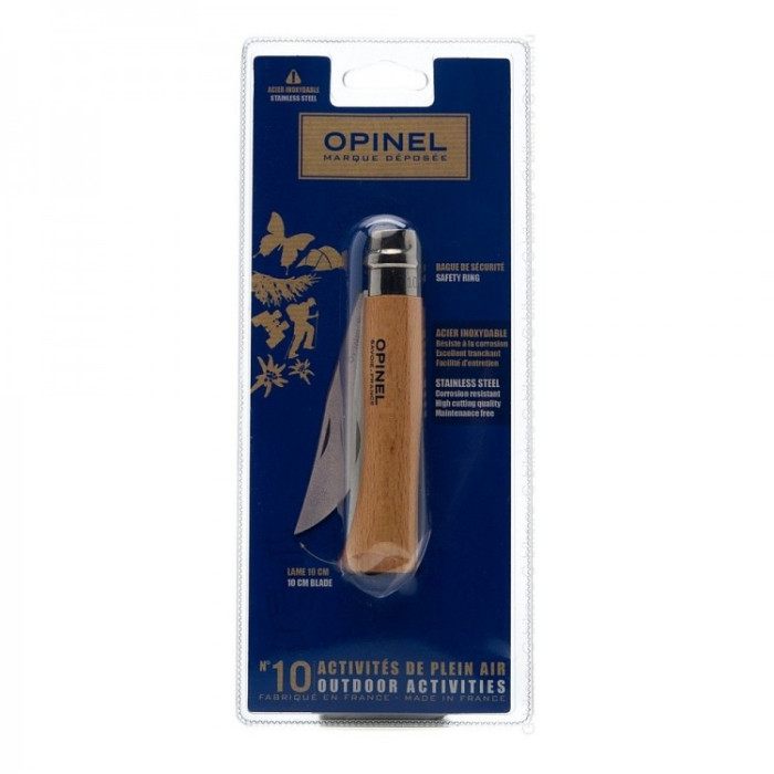 Ніж Opinel 10 VRI, блістер 
