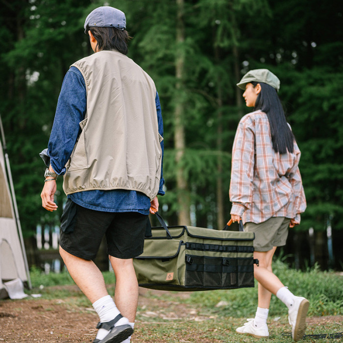 Складаний контейнер тканинний Naturehike NH21SNX04 60 л, темно-зелений 