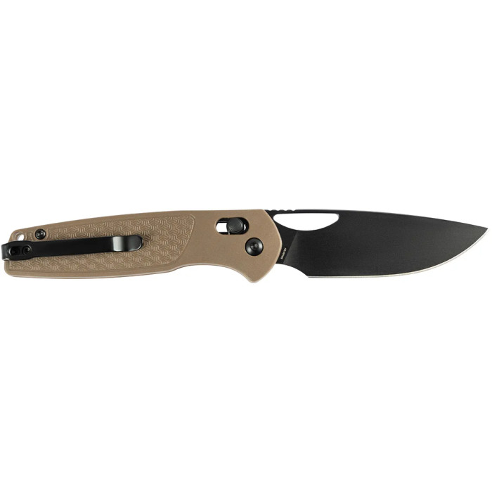 Ніж CJRB Acacia Black Blade, brown 