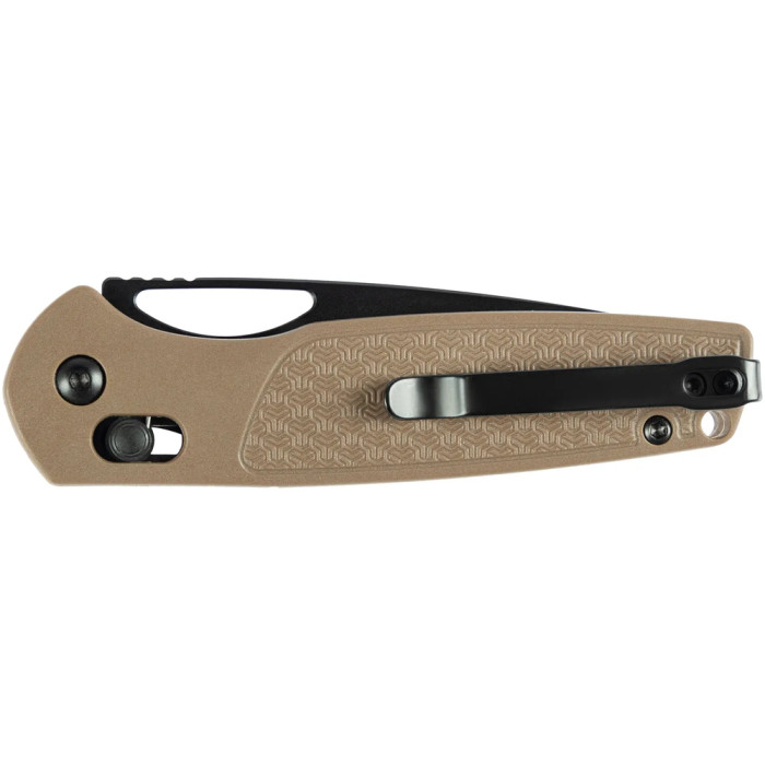 Ніж CJRB Acacia Black Blade, brown 