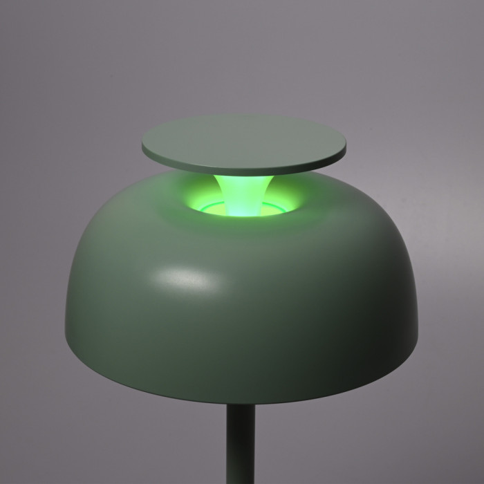 Лампа настiльна з акумулятором VIDEX VL-TF23G 8.5W 4000K+RGB Green