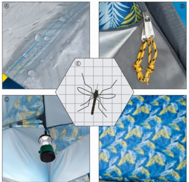 Намет KingCamp POSITANO (KT3099) PALMBLUE 