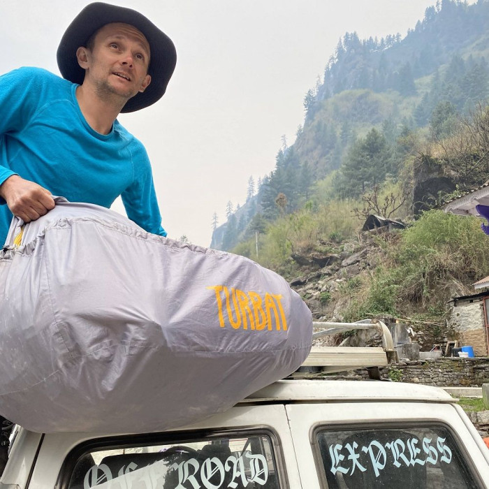 Чохол для рюкзака Turbat Flycover m 45 - 65л-сірий 