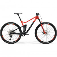 Велосипед Меріда 2021 сто двадцять 3000 м (17,5) чорний /глянсовий гоночний червоний