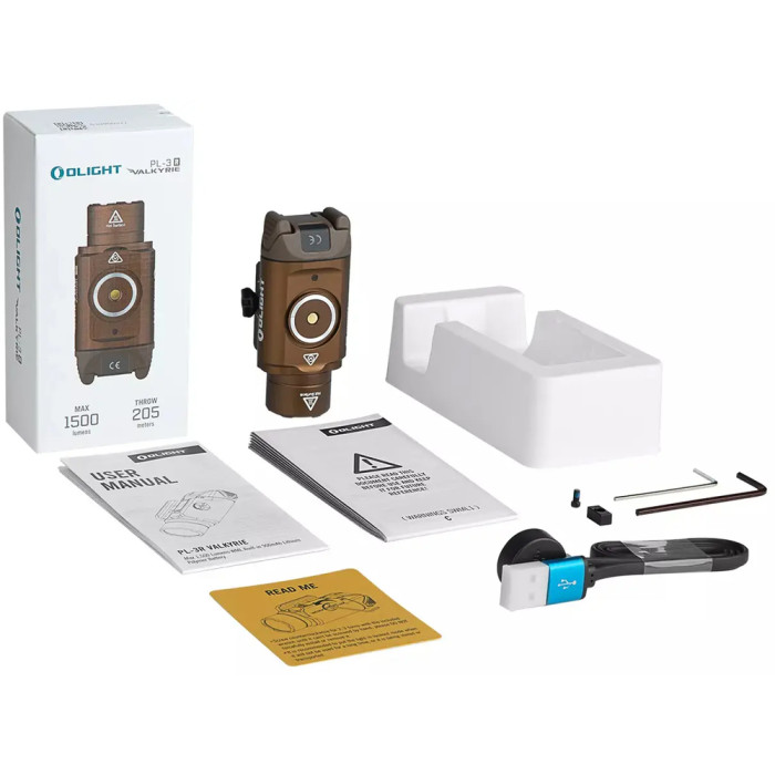 Ліхтар Olight PL-3R Valkyrie Desert Tan 