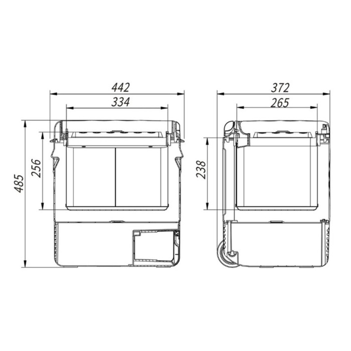 Холодильник автомобільний Brevia 22л 22130 