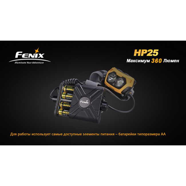 Ліхтар Fenix HP25 CREE XP-E, Жовтий 