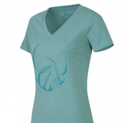 Футболка жіноча Mammut Zephira T-Shirt Women Fiji Melange Xs