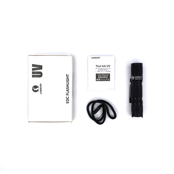 Ліхтар Lumintop Tool AA2. 0 UV 365nm Luminus SST-10-UV LED Чорний 