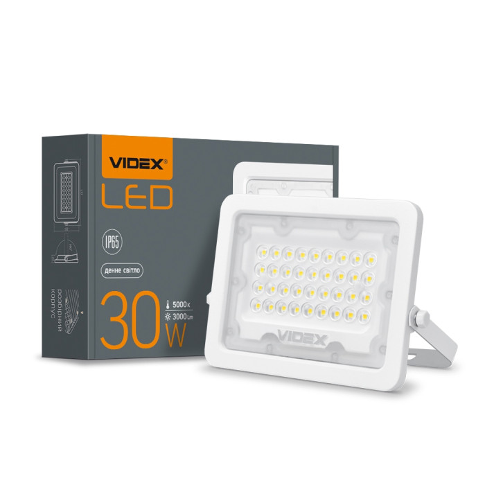 Прожектор VIDEX 30W 5000K 220V White (VL-F2e-305W) 