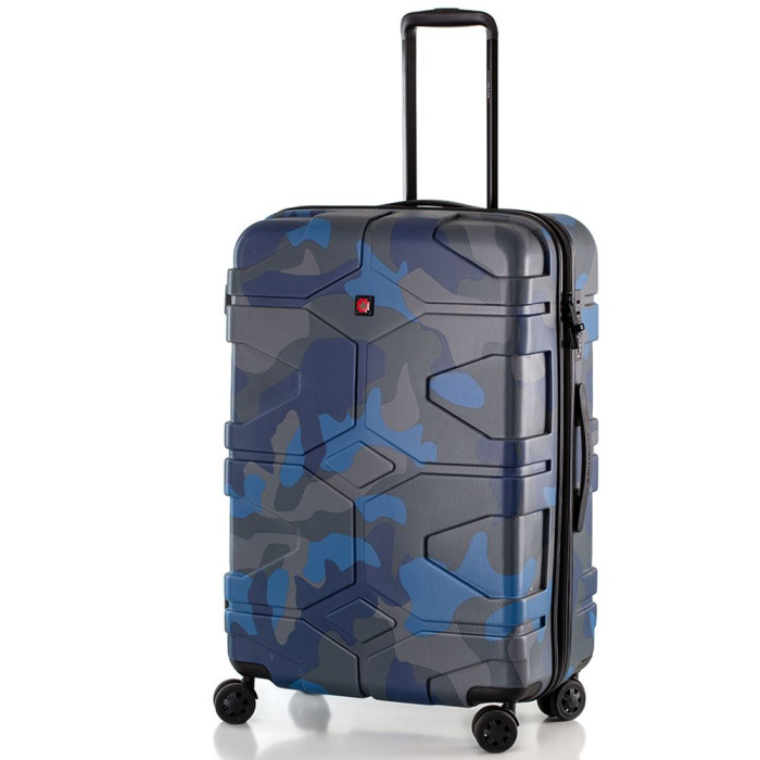 Валіза Swissbrand Drone 2.0 (L) Camo Blue (SWB_LH21DRO2601L) 