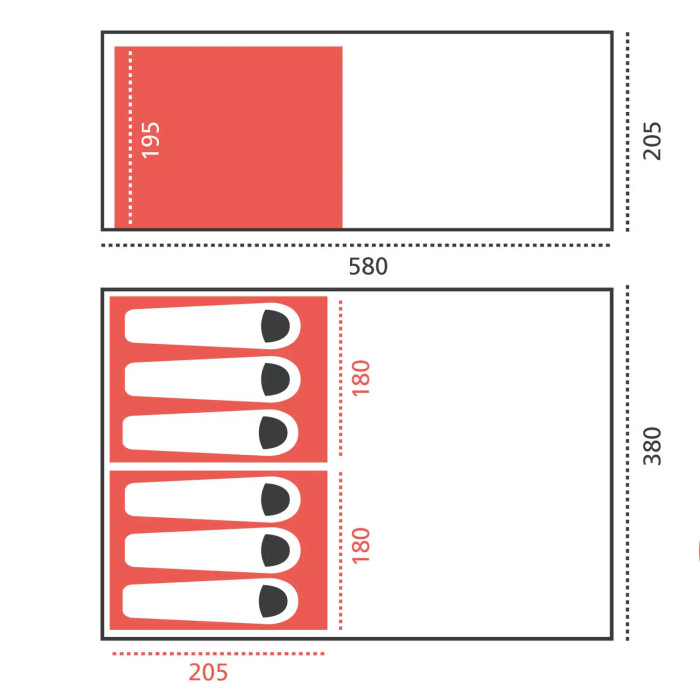 Намет Grand Canyon Dolomiti 6 Mojave Desert (330034) 