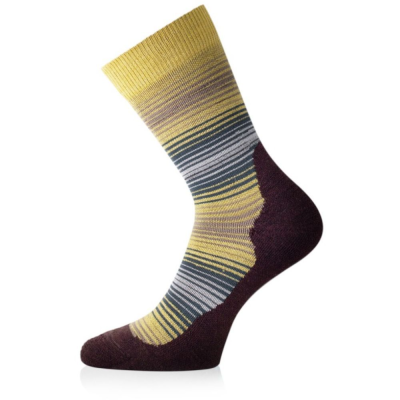 Термошкарпетки трекінг Lasting WLG 667 - M - жовтий/сірий