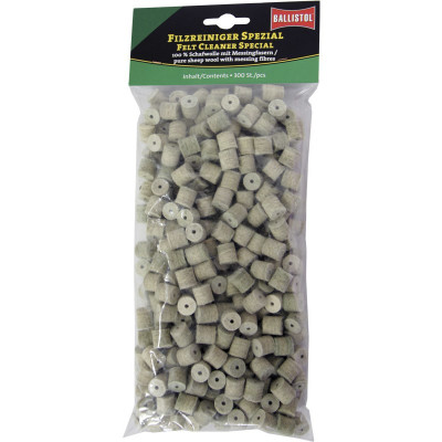 Патч для чищення Ballistol повстяний спеціальний калібр 8 мм 300шт /уп (23213)