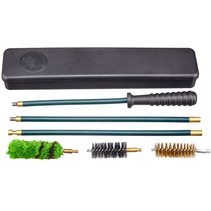 Набір для чищення MEGAline 16к. пластиковий короб, сталь в обплетенні 