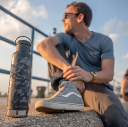 Термобутилка Klean Kanteen Insulated Classic 592 мл-Чорна 