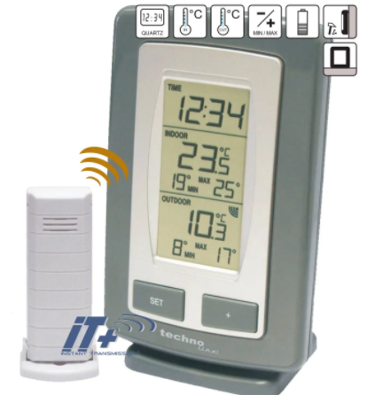 Термометр Technoline WS9245 IT - сірий/сріблястий 