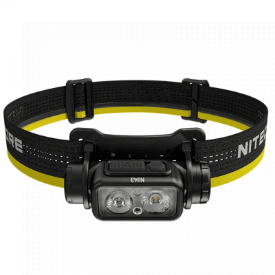 Ліхтар налобний Nitecore NU43 (Білий + Червоний LED, 1400 люмен)
